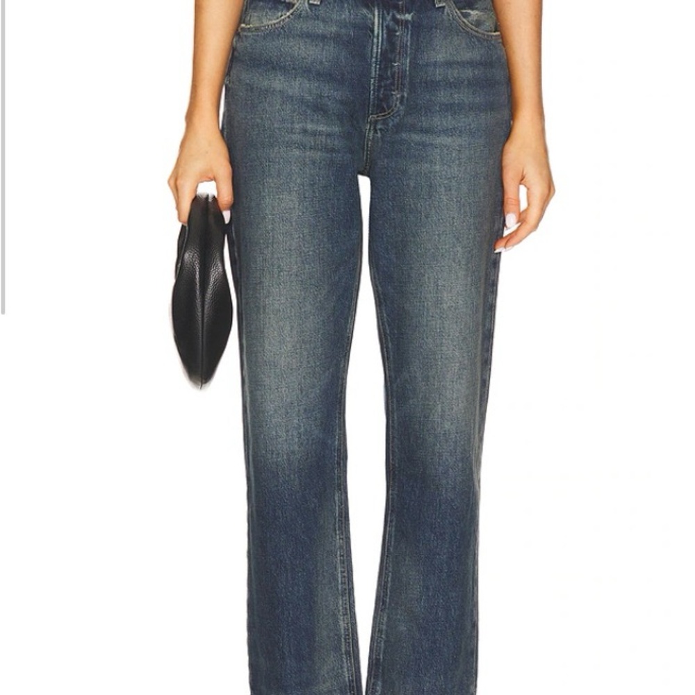 NEW PAIGE Sawyer Straight Leg Jean in Matchstick Size 27